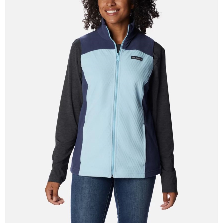 女性用見落としトレイル ベスト コロンビア スプリング ブルー/夜行性