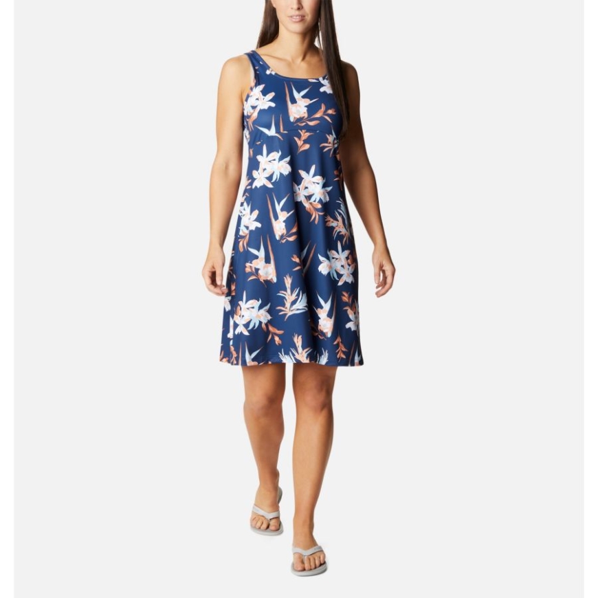 レディース Pfg フリーザー Iii ドレス コロンビア カーボン/トスド トロピック