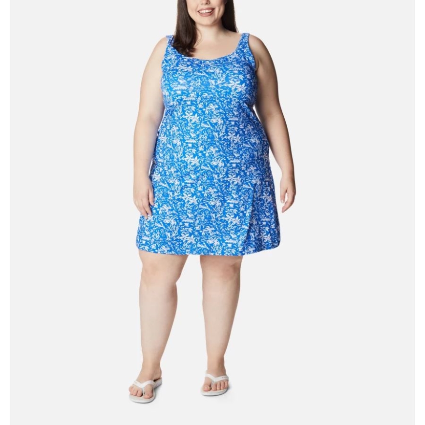 女性用 Pfg フリーザー Iii ドレス プラスサイズ コロンビア ブルー コンゴウインコ コナ