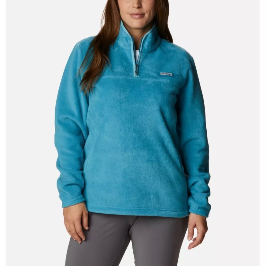 レディース Pfg スラックウォーター ハーフジップ フリース プルオーバー ディープマリン/シーウェーブ コロンビア