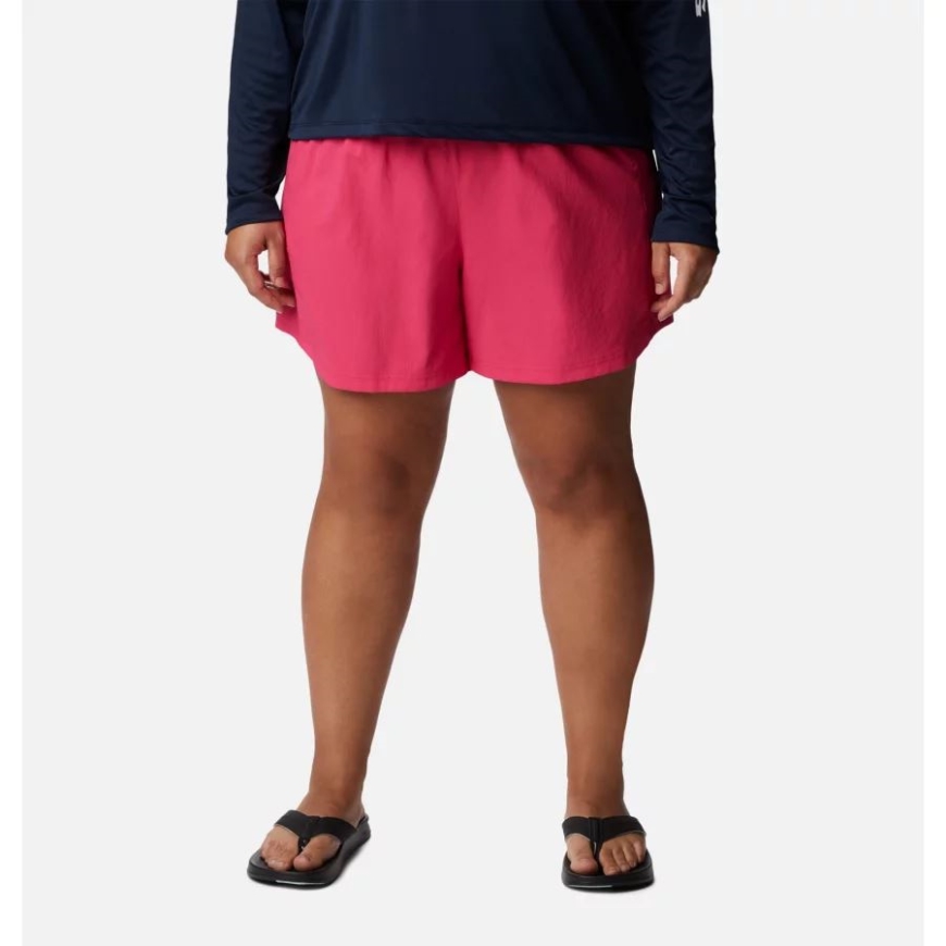 レディース Pfg タミアミ プルオン ショーツ プラスサイズ コロンビア サボテン ピンク