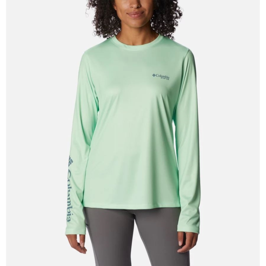 ウィメンズ Pfg タイダル ティー アイランド タイム ロングスリーブ シャツ キーウェスト/メタル コロンビア