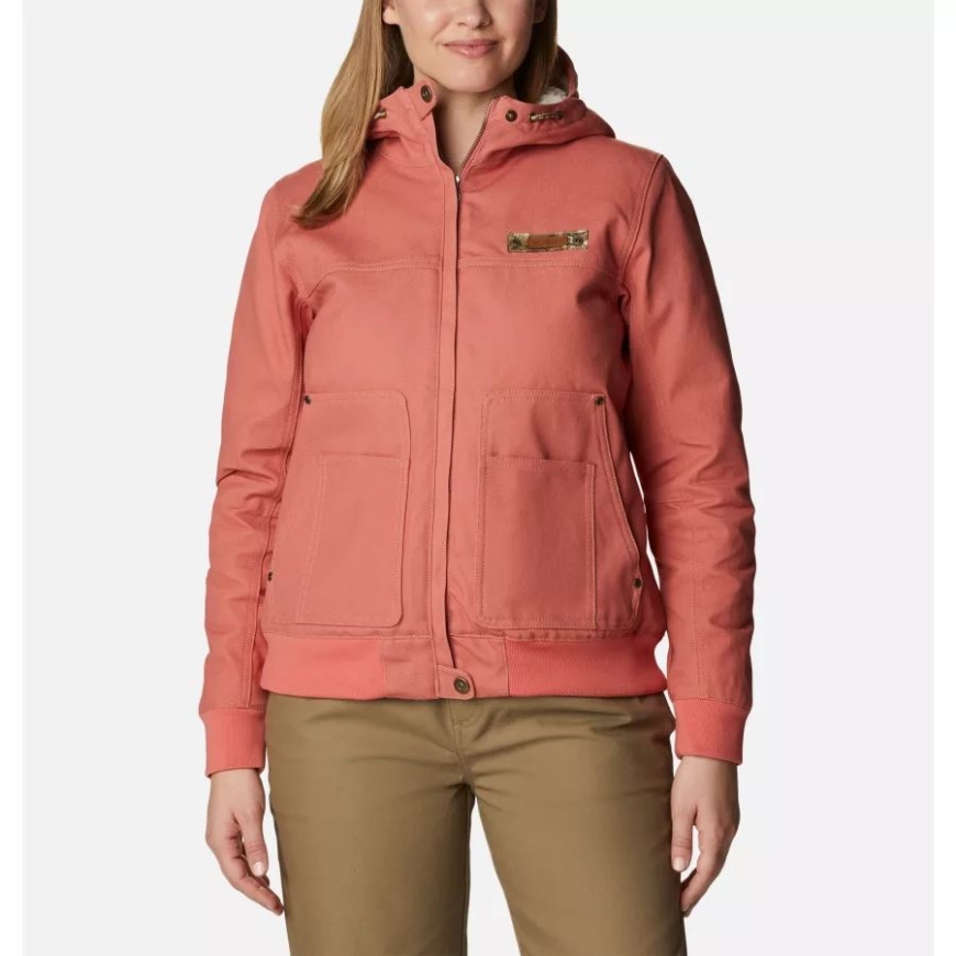 ウィメンズ Phg ラフテイル フィールド ジャケット コロンビア ダークコーラル/チョーク シェルパ
