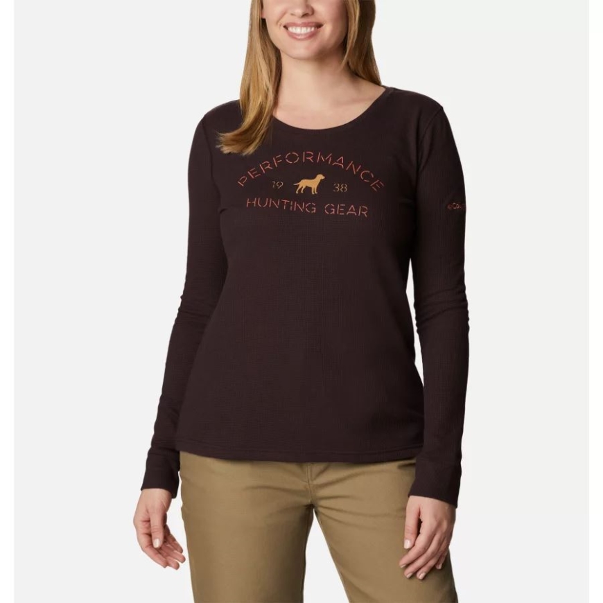 レディース Phg ラフテイル ユニバーシティ ワッフル シャツ ニュー シンダー/ダーク コーラル ラボ コロンビア