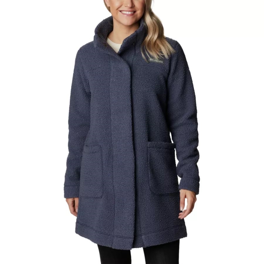 レディース パノラマ ロング フリース コート コロンビア 夜行性