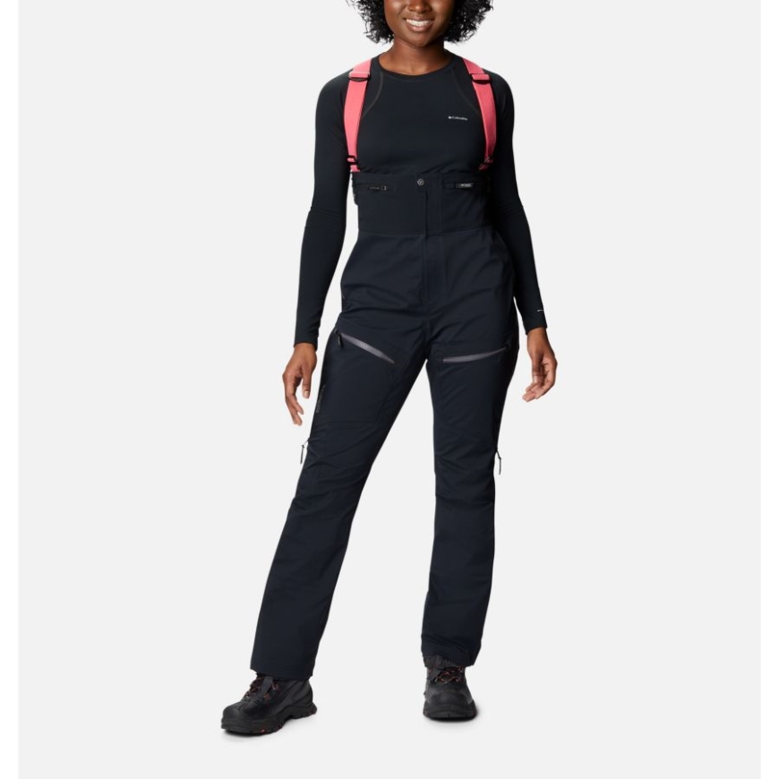 ウィメンズ ピーク パシュート ビブ ブラック コロンビア