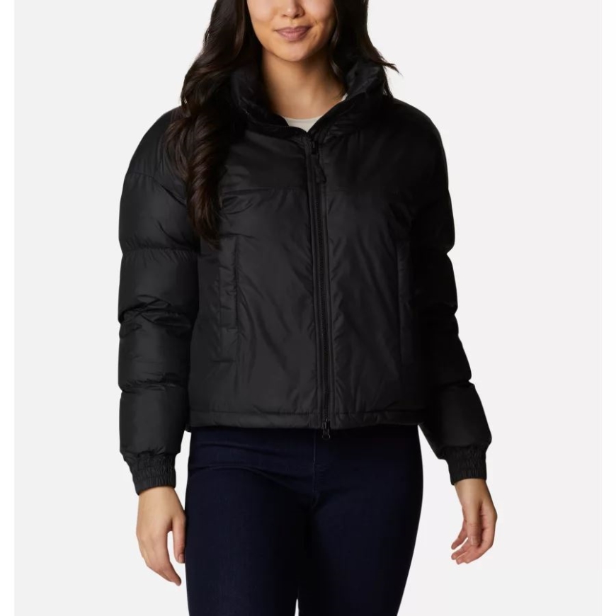 レディース パイク レイク クロップド ジャケット コロンビア ブラック