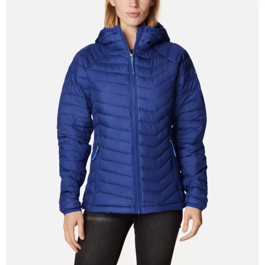 ウィメンズ パウダー ライト フード付きジャケット ダークサファイア コロンビア