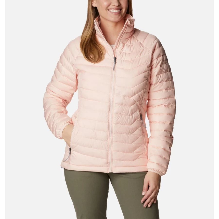 レディース パウダー ライト ジャケット ピーチブロッサム コロンビア