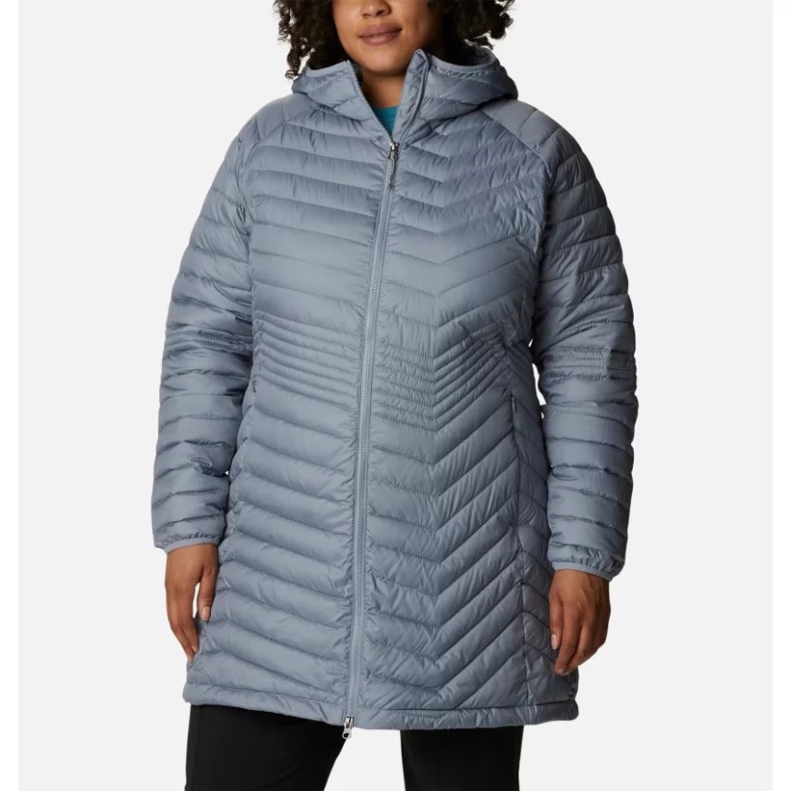 レディース パウダー ライト ミッド ジャケット プラス サイズ トレードウィンズ グレー コロンビア