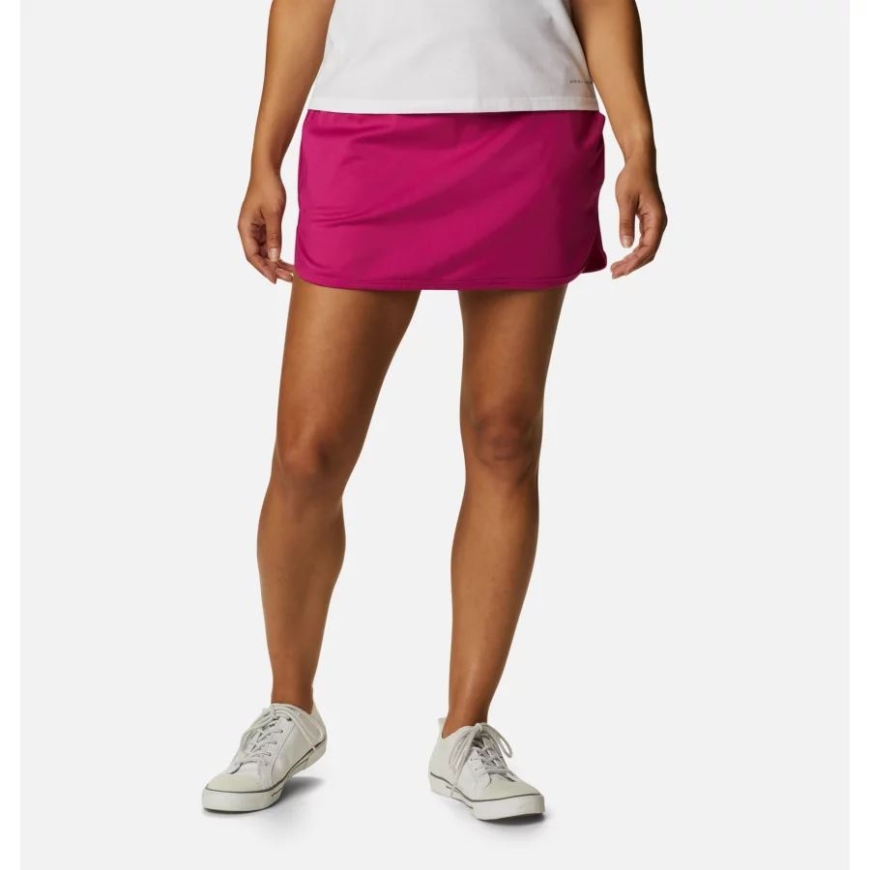 女性用サンディ クリーク ストレッチ スコート ワイルド フクシア コロンビア