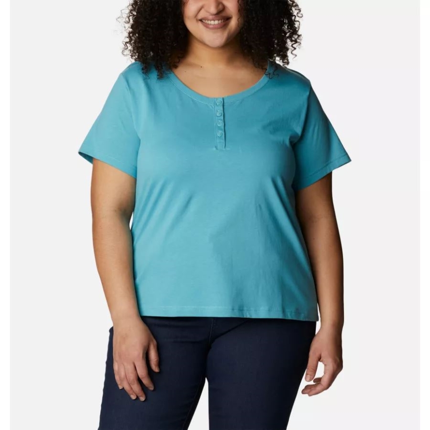 レディースサファイアポイントヘンリープラスサイズコロンビアシーウェーブ