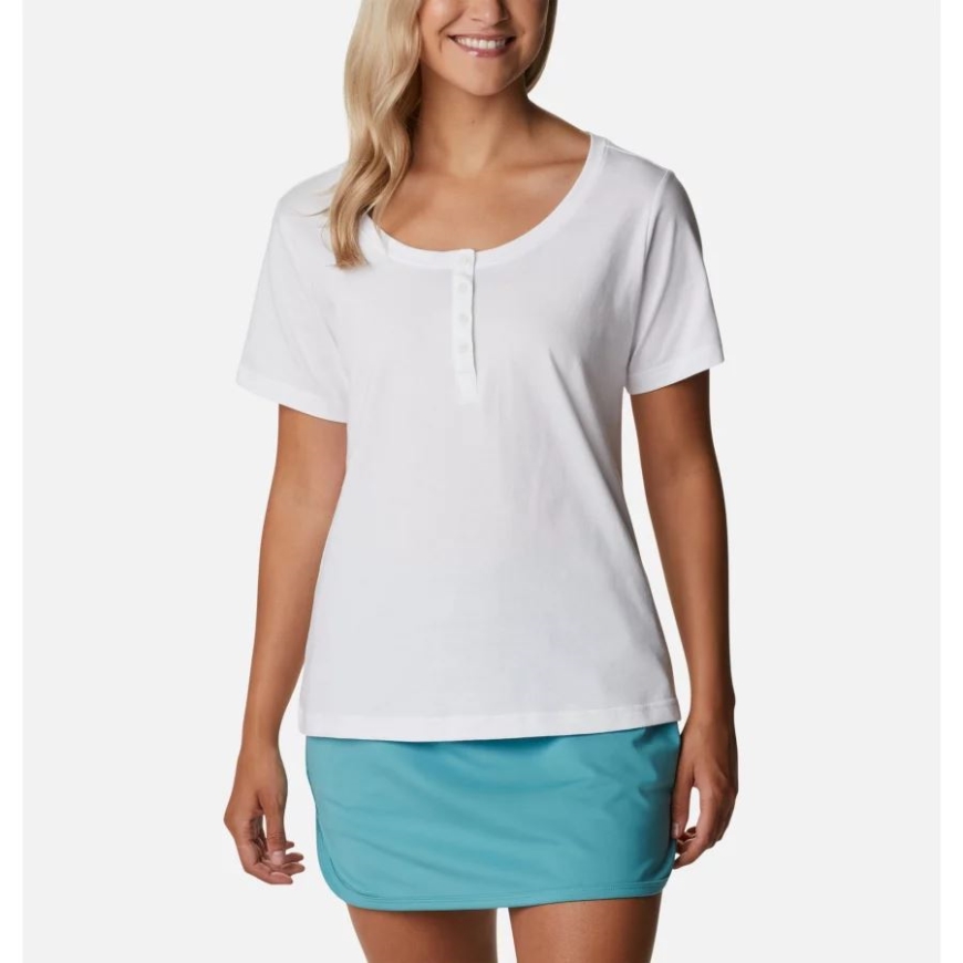 レディースサファイアポイントヘンリーホワイトコロンビア.