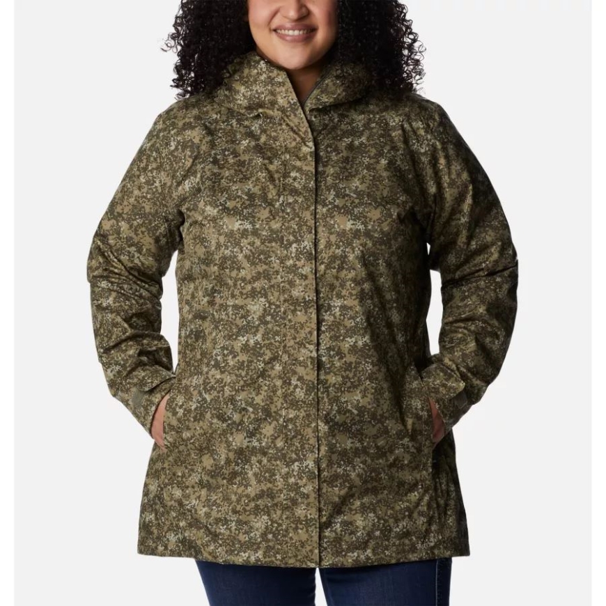 レディース スプラッシュ リトル II ジャケット プラスサイズ サファリ ドッティ 変装 プリント コロンビア