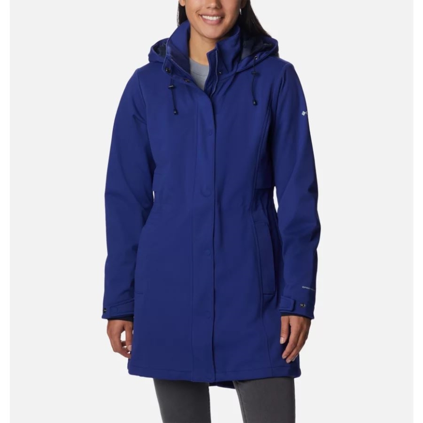 レディース ストーン メドウ ソフトシェル ジャケット コロンビア ダークサファイア
