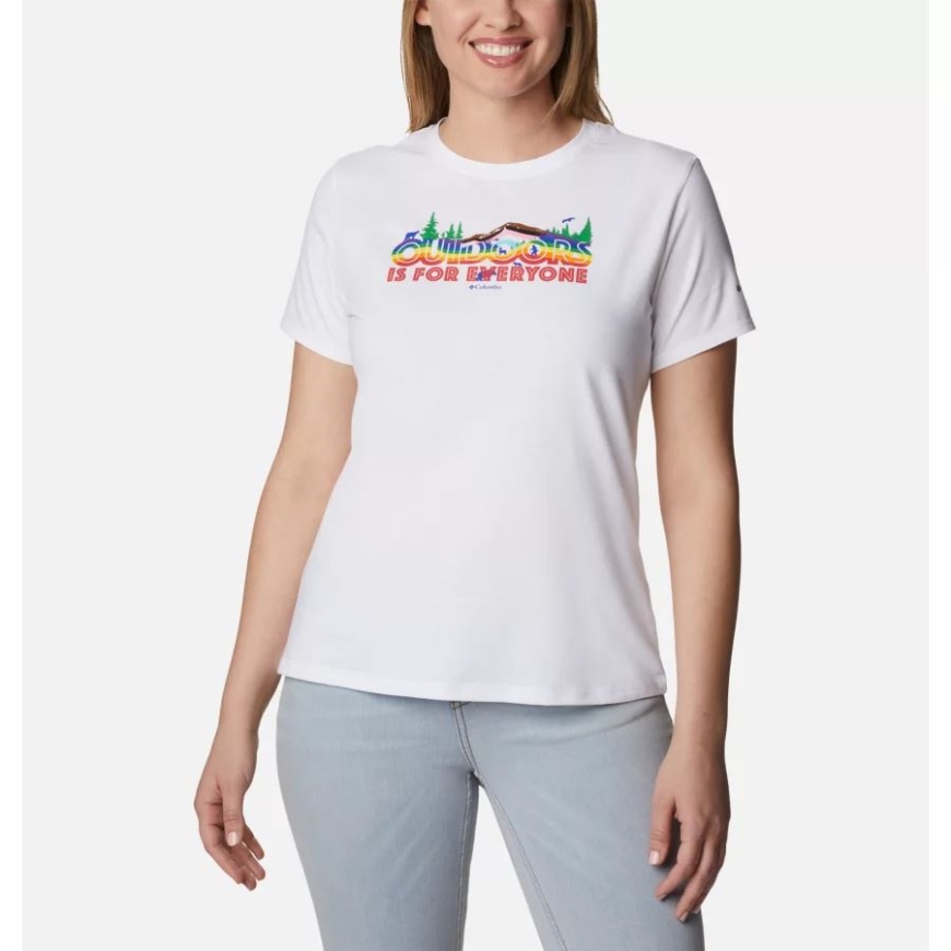 レディース サン トレック プライド グラフィック Tシャツ ホワイト/コロンビアプライド コロンビア
