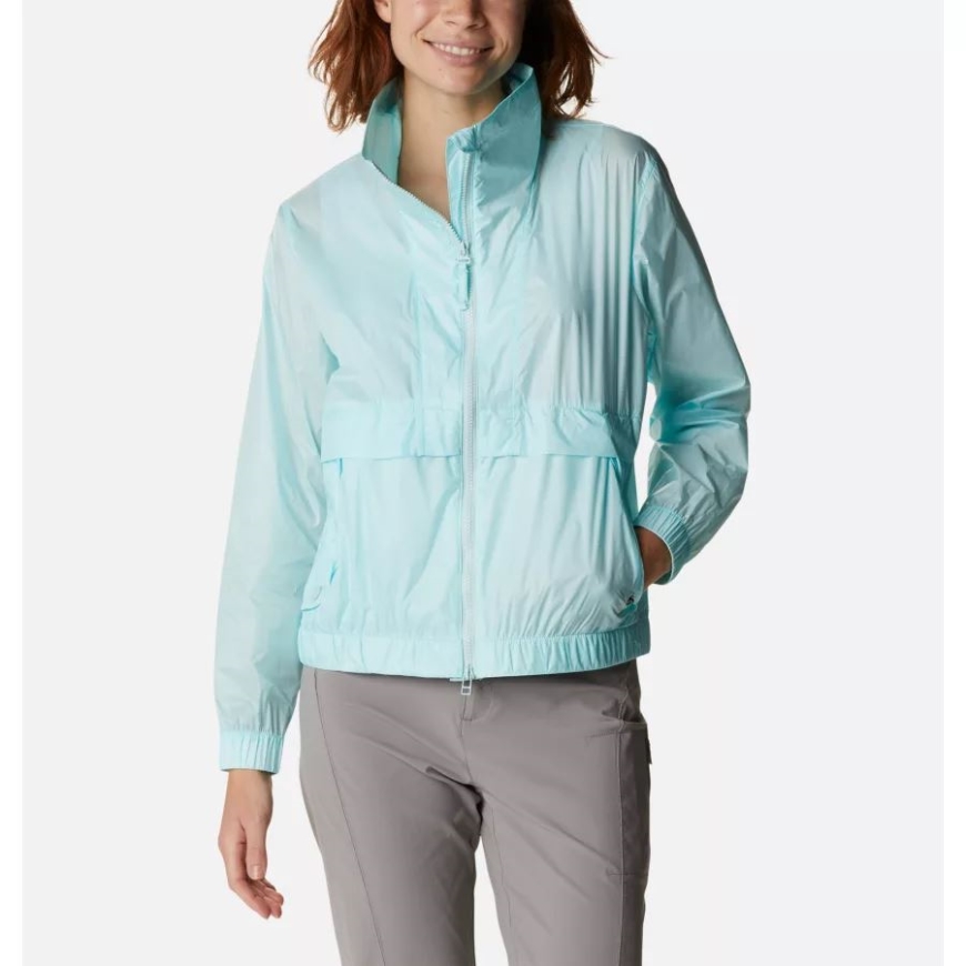 女性用 サニーシティ ウインドブレーカー 氷のような朝 コロンビア
