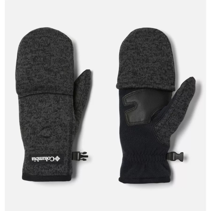 レディース セーター ウェザー フリップ ミトン ブラック ヘザー コロンビア