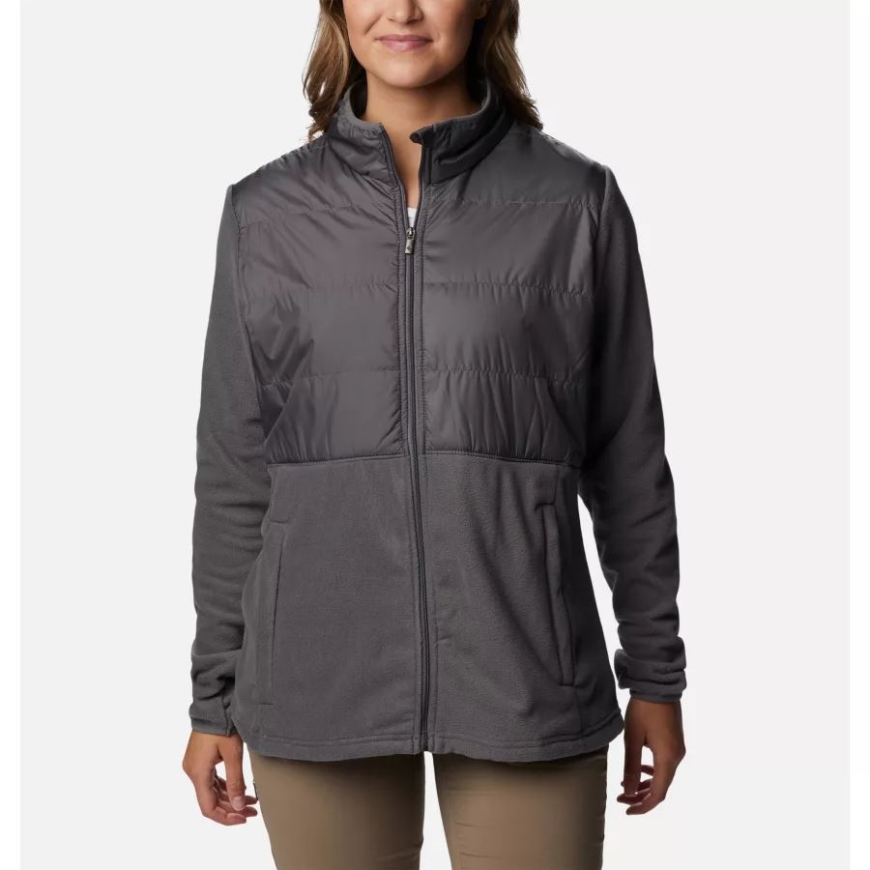 レディース タマランチョ フリース フルジップ ジャケット コロンビア シティ グレー