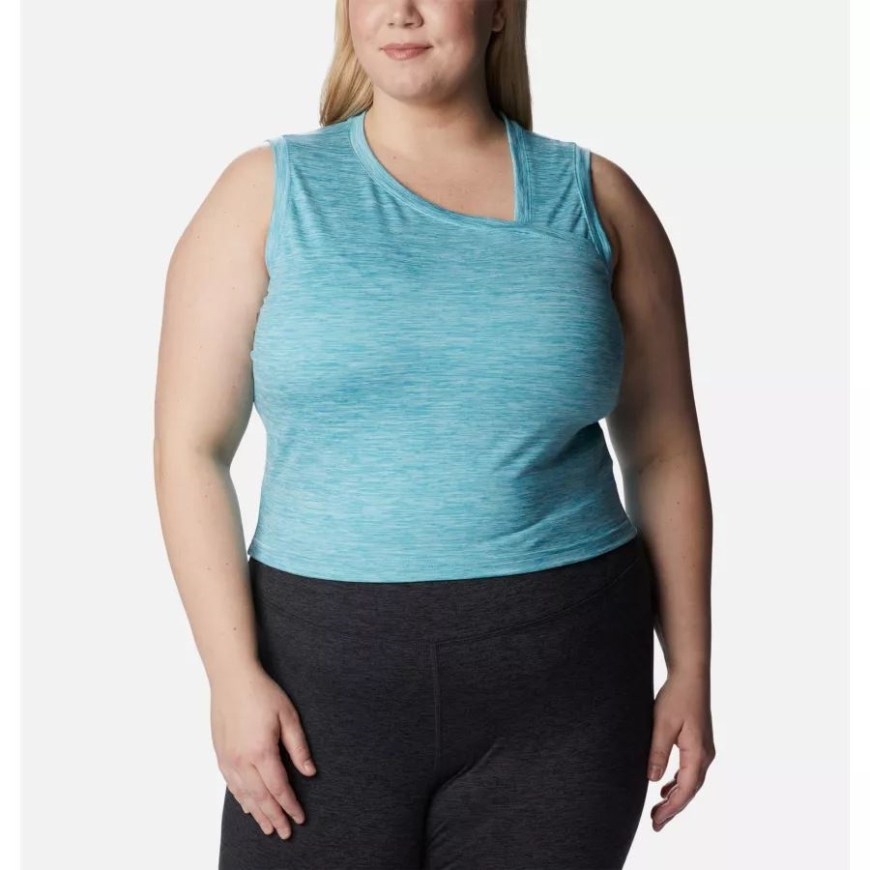 レディース ウィークエンド アドベンチャー タンク プラスサイズ コロンビア シー ウェーブ ヘザー