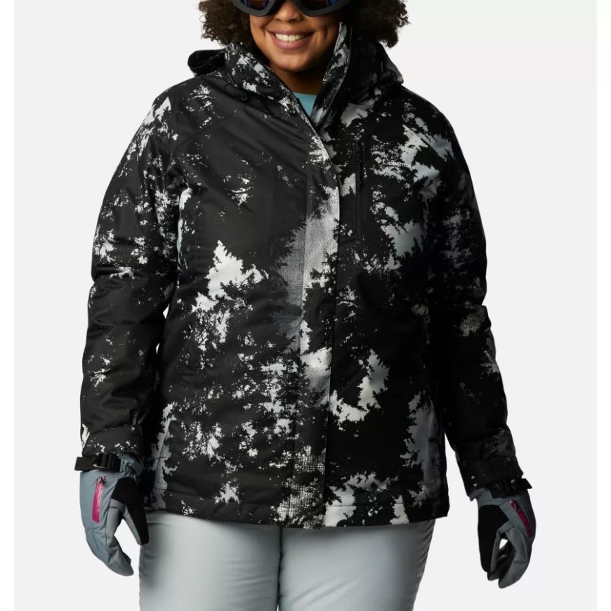 レディース Whirlibird Iv インターチェンジ ジャケット プラス サイズ ホワイト ルックアップ プリント コロンビア