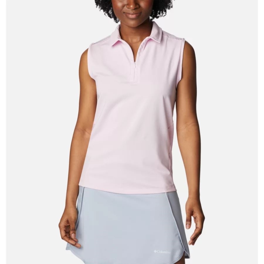 レディースホイッスルウィンドノースリーブトップピンクドーンコロンビア