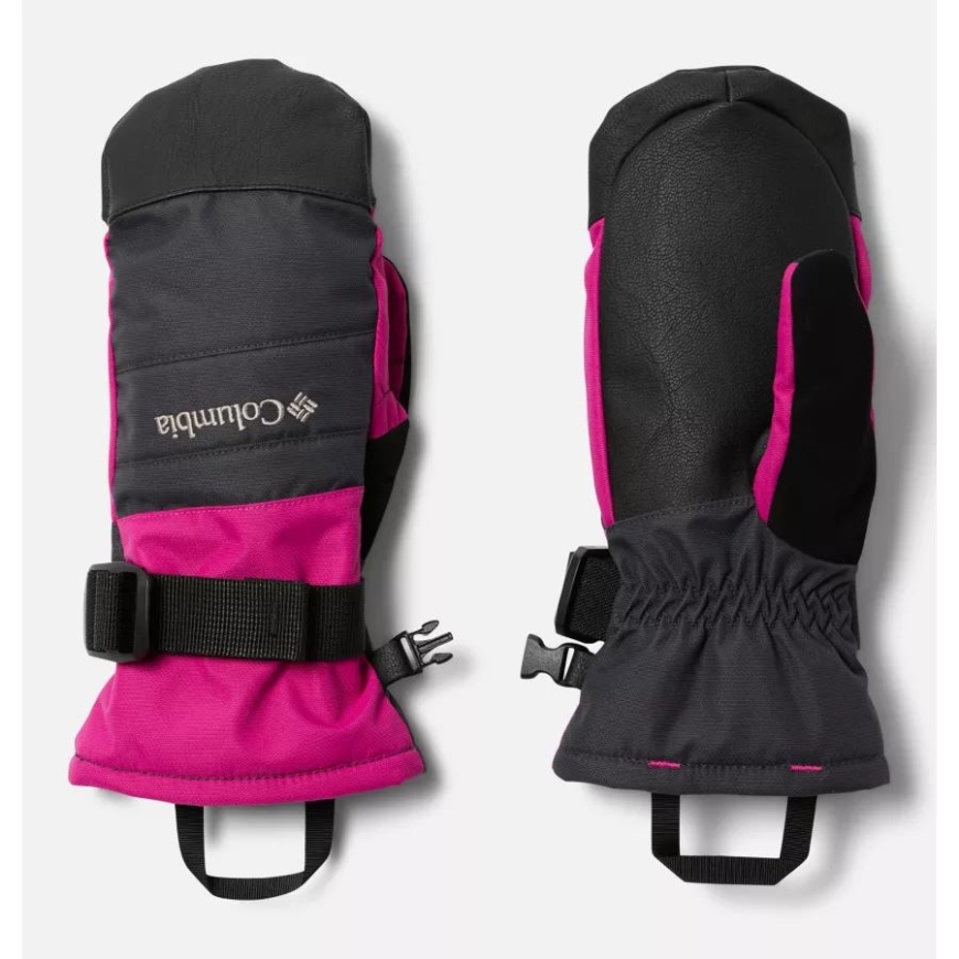 ユース Whirlibird Ii 防水スキー ミトン シャーク/ワイルド フクシア コロンビア