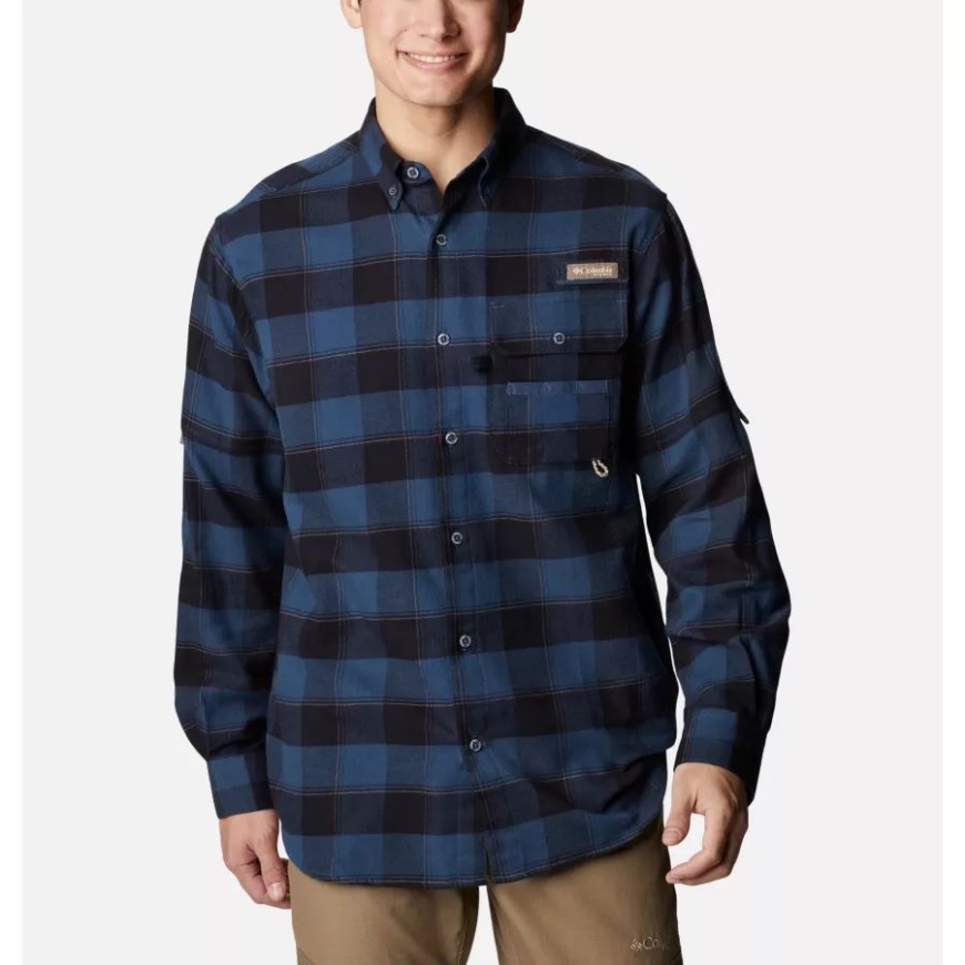 ジンク チャンキー チェック柄 メンズ Phg シャープテイル フランネル トール コロンビア