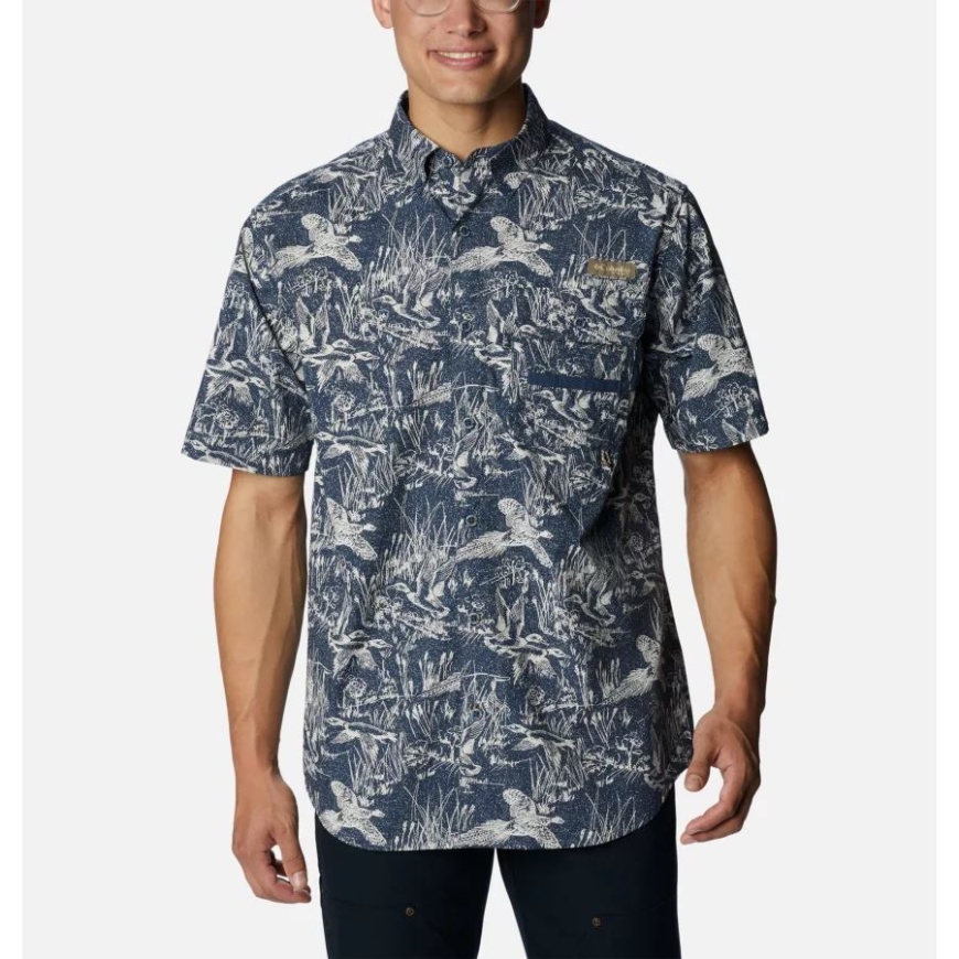 ジンク フライイン ハイ プリント メンズ Phg スーパー シャープテール ショート スリーブ シャツ コロンビア